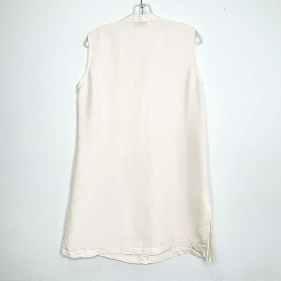 Bloomingdale’s 100% Silk Tunic Ivory Size 10 - Picture 4 of 4